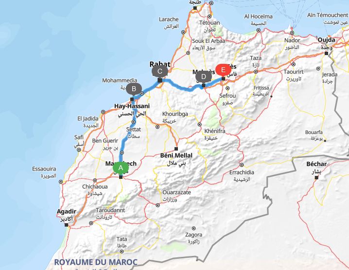 Morocco Imperial Cities - Itinerary