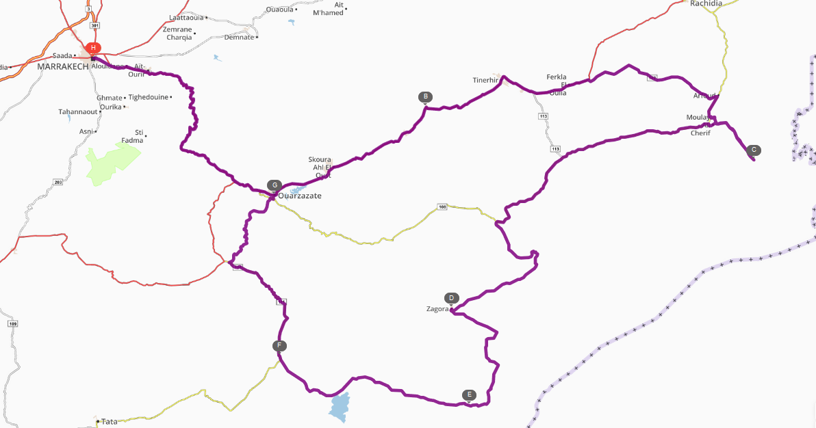 The Great Southern Tour - Itinerary