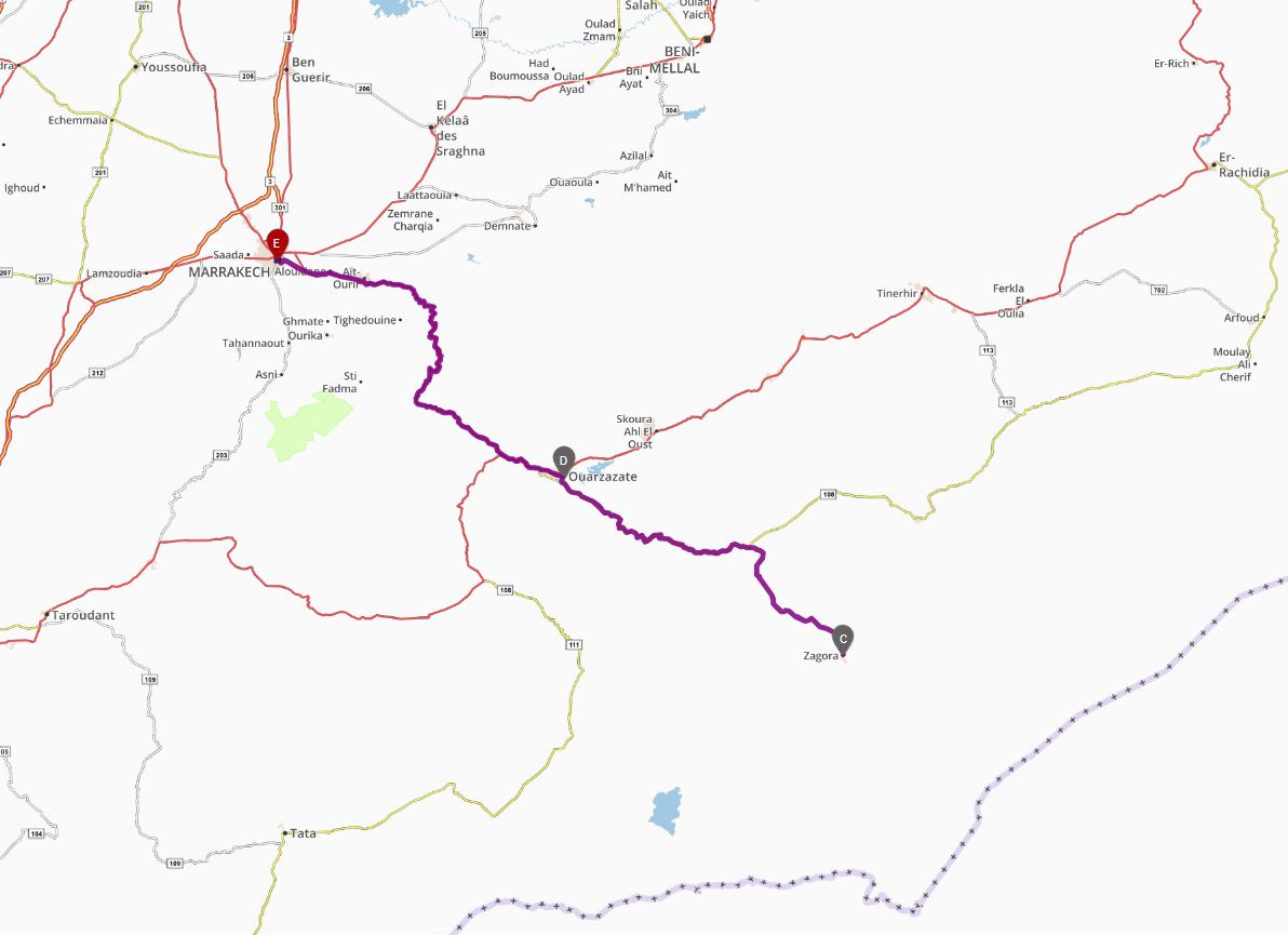 Excursión de 2 días al Desierto de Zagora